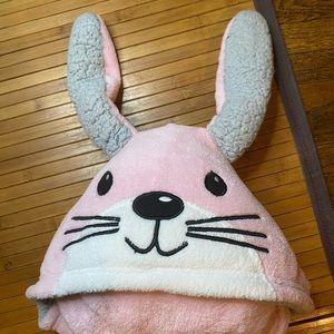 Small very soft bunny pj hoodie top.  New without tags.
